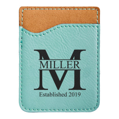 Personalized Miller Leatherette Phone Wallet