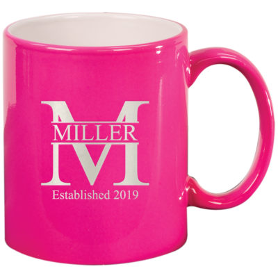 Personalized Monogram 11 oz. Ceramic Mug
