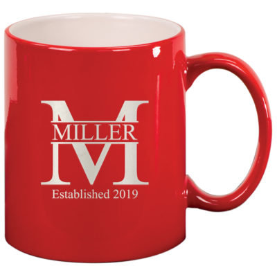Personalized Monogram 11 oz. Ceramic Mug