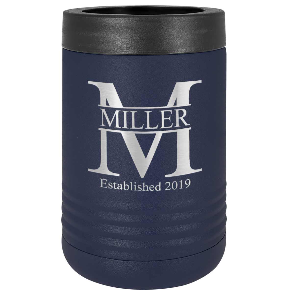 Personalized Split Monogram Stainless Steel Beverage Holder - Image 10