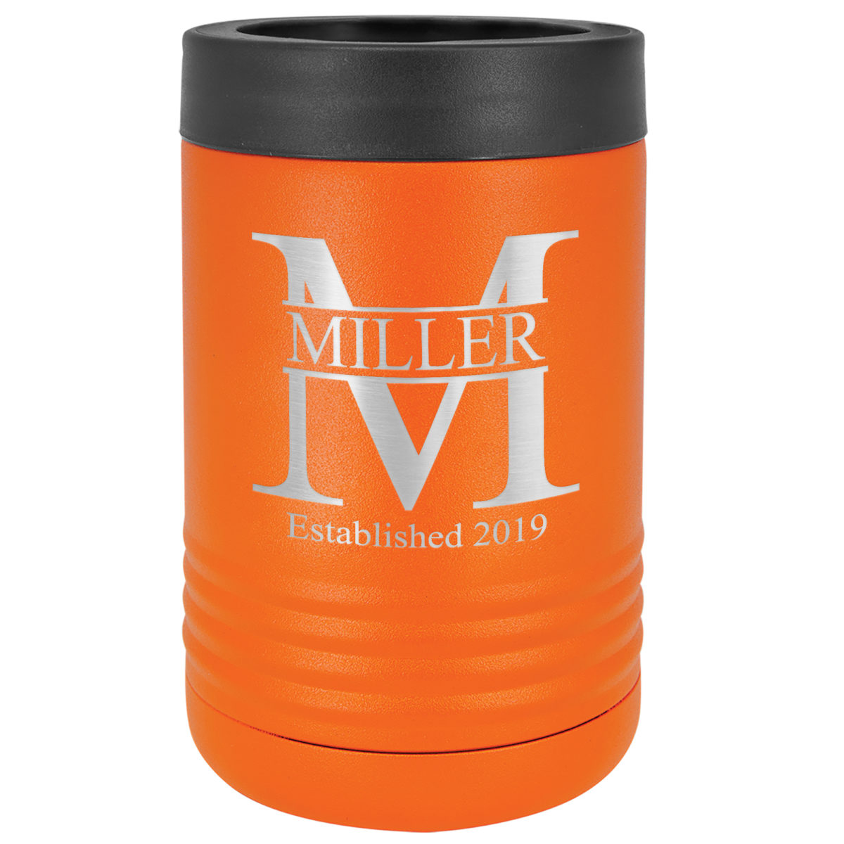 Personalized Split Monogram Stainless Steel Beverage Holder - Image 9