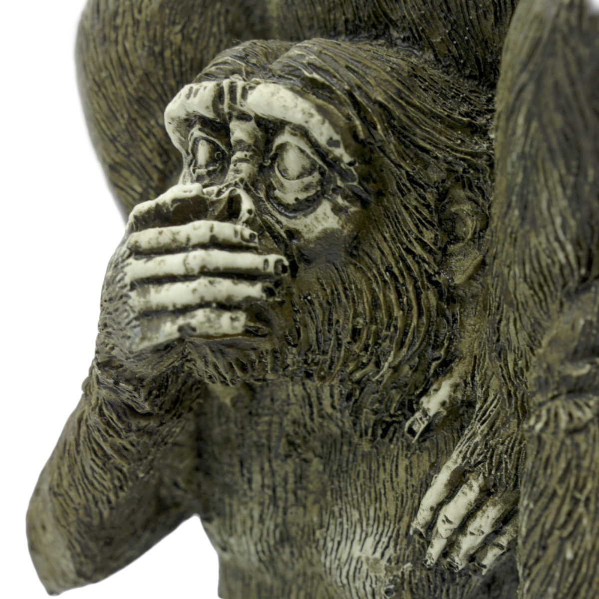 Handcasted Monkey Resin Bust - Image 4