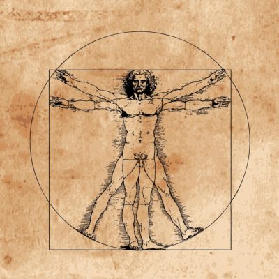 Da Vinci: Vitruvian Man Acrylic Print