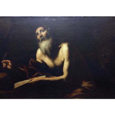 Jusepe de Ribera la Spagnoletta: St. Jerome Acrylic Print