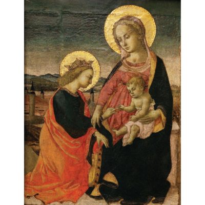 Maestro di San Miniato: Engagement of St. Catherine Acrylic Print