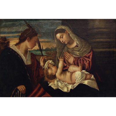 Polidoro da Lanciano: Madonna and Child Acrylic Print