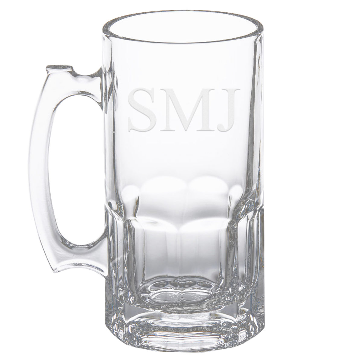 Personalized 1 Lt. Glass Beer Mug - Image 3