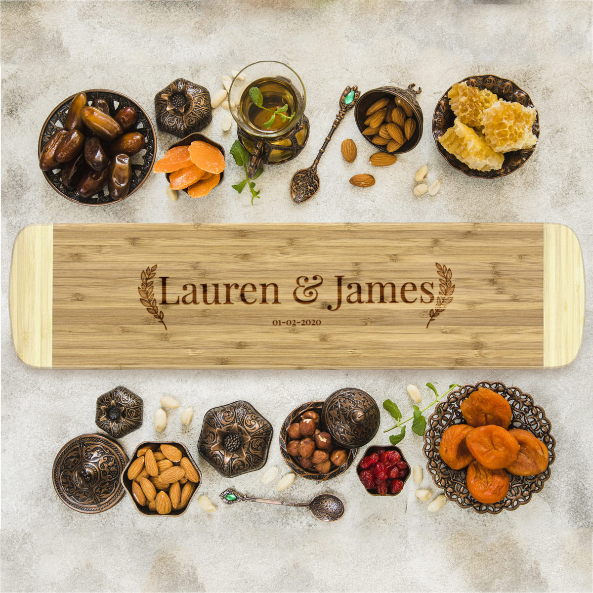 Personalized 23" Bamboo Breadboard