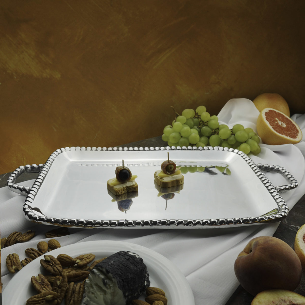 Personalized Pearl Serving Tray - Image 2