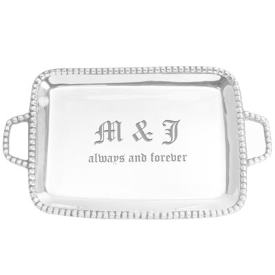 Personalized Pearl Serving Tray