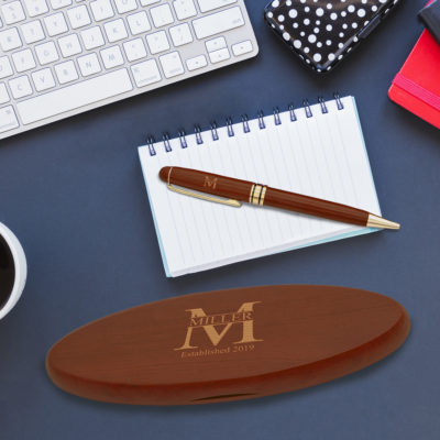 Personalized Monogram Refillable Rosewood Pen