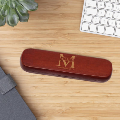 Personalized Rosewood Pen Gift Set - Miller Design