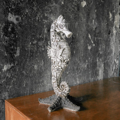 Handcasted Seahorse Resin Bust