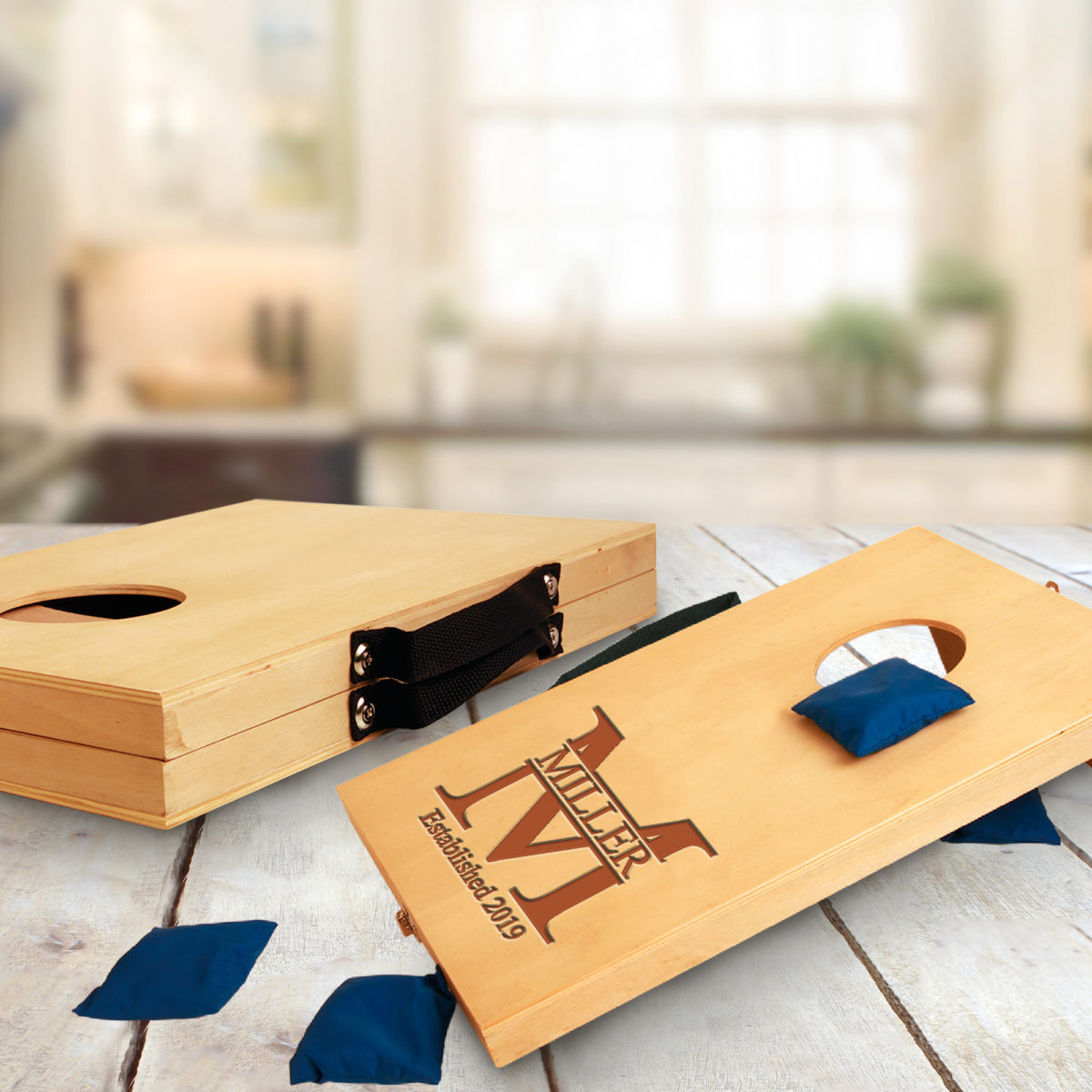 Personalized Tabletop Bean Bag Toss Game