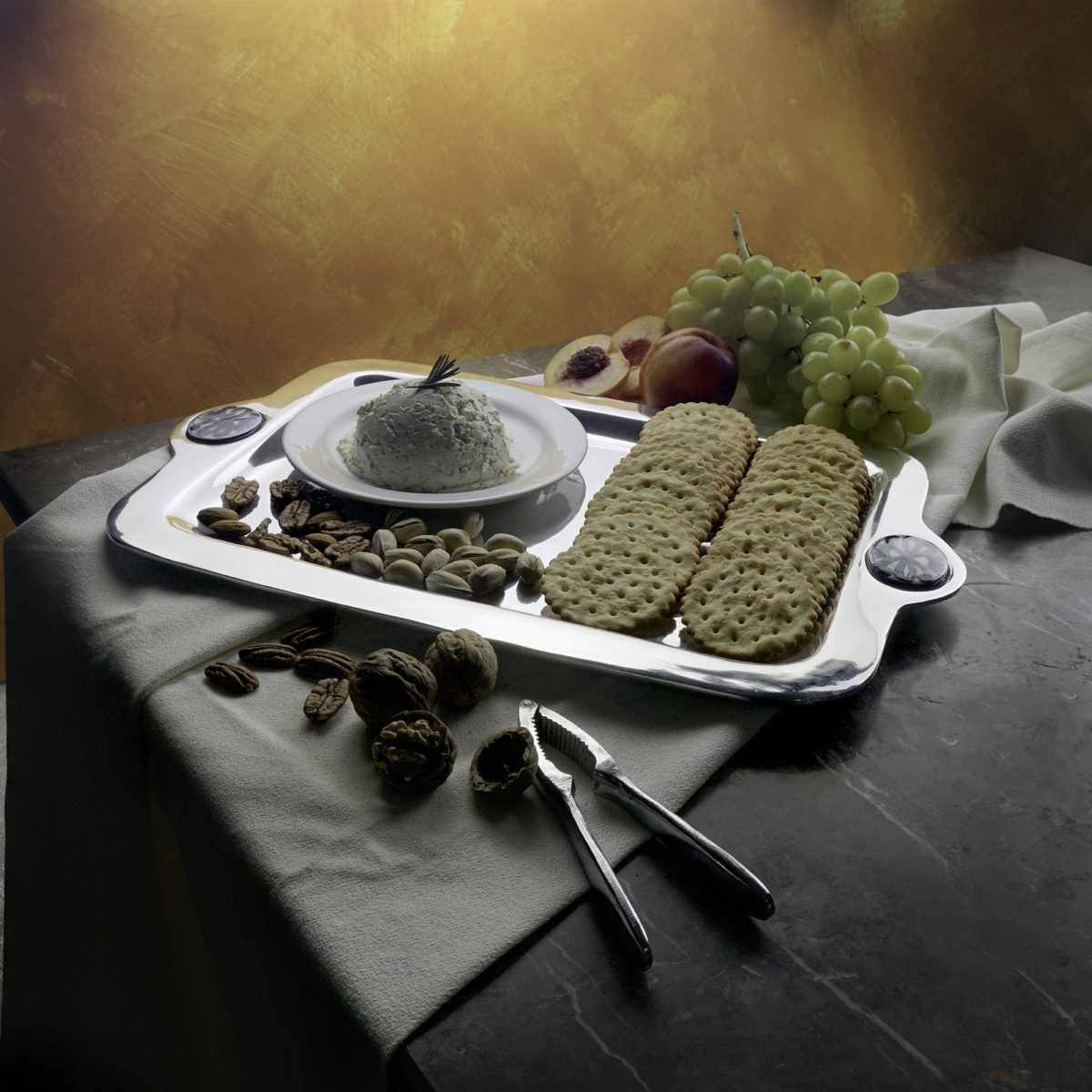 Talavera Pewter Large Serving Tray - Image 3