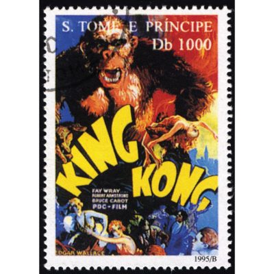 King Kong Movie Poster Stamp Acrylic Print