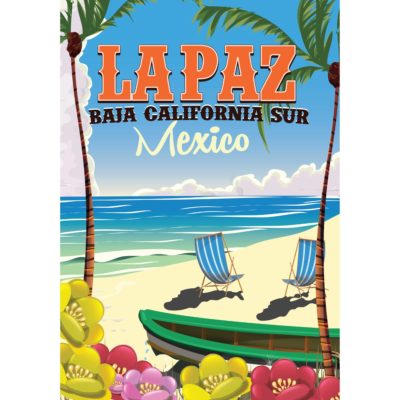 Baja California Poster Acrylic Print