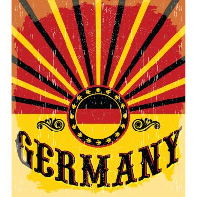 Germany Vintage Poster Acrylic Print