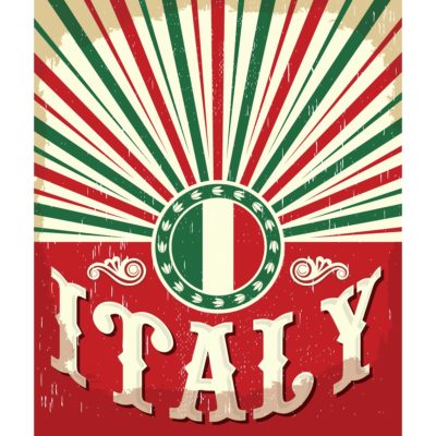 Italy Vintage Poster Acrylic Print