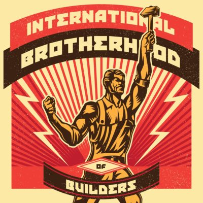 Brotherhood Vintage Poster Acrylic Print