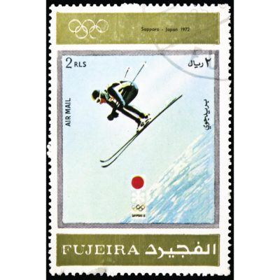 1972 Winter Olympics Stamp Acrylic Print