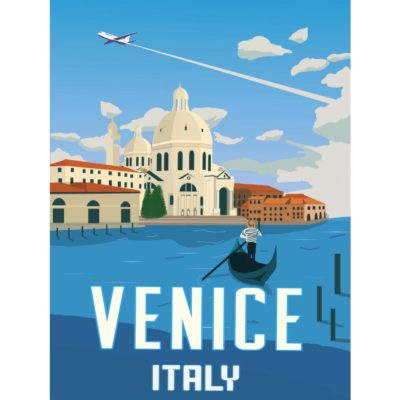Venice Vintage Poster Acrylic Print