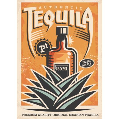 Tequila Vintage Poster Acrylic Print