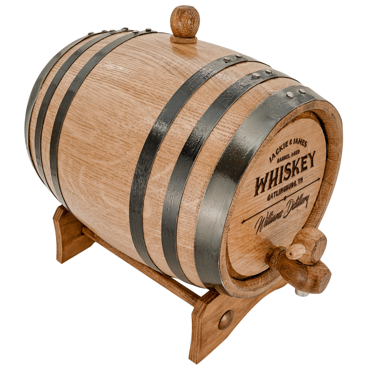 Barrel Aged Personalized Whiskey Barrel - Image 4