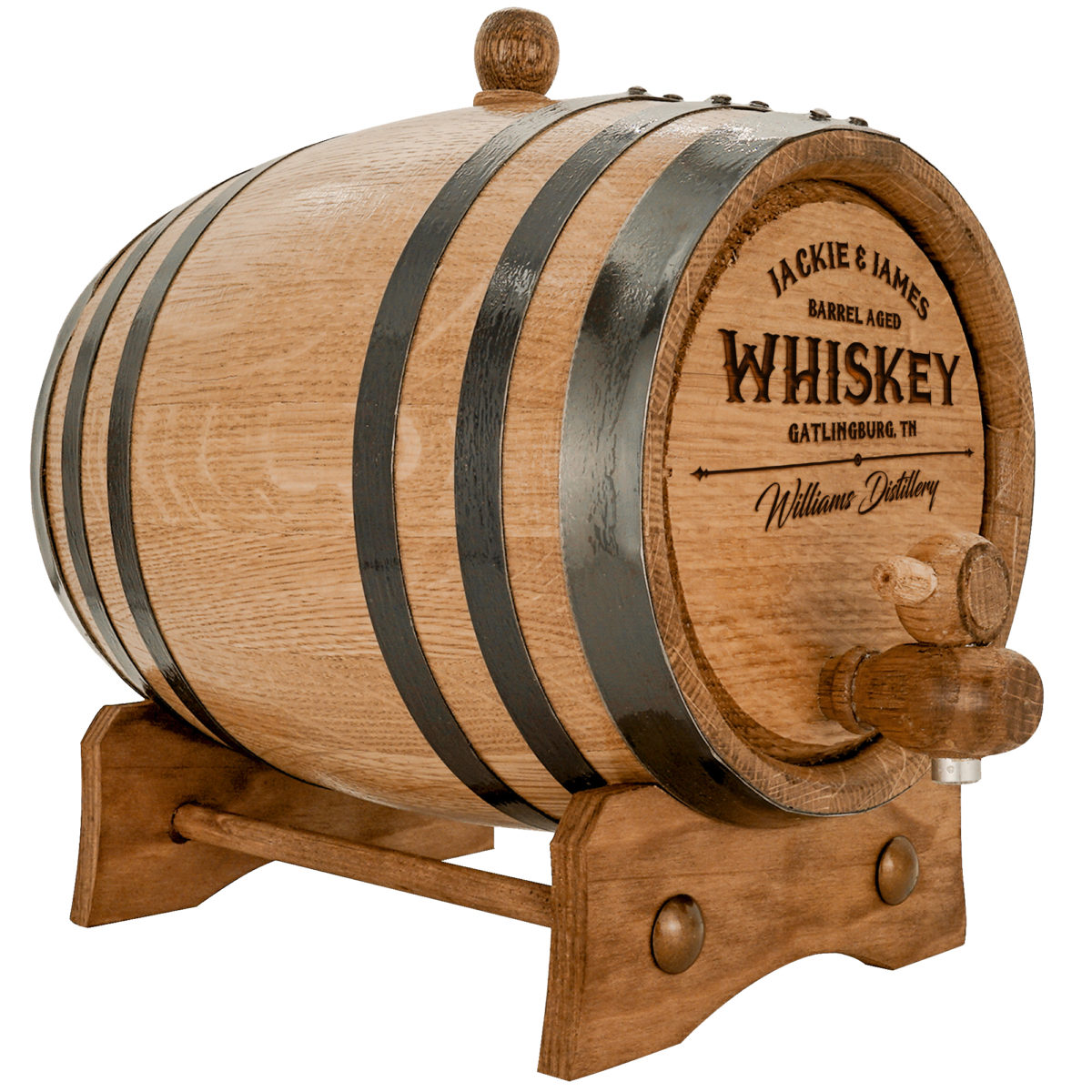 Barrel Aged Personalized Whiskey Barrel - Image 5