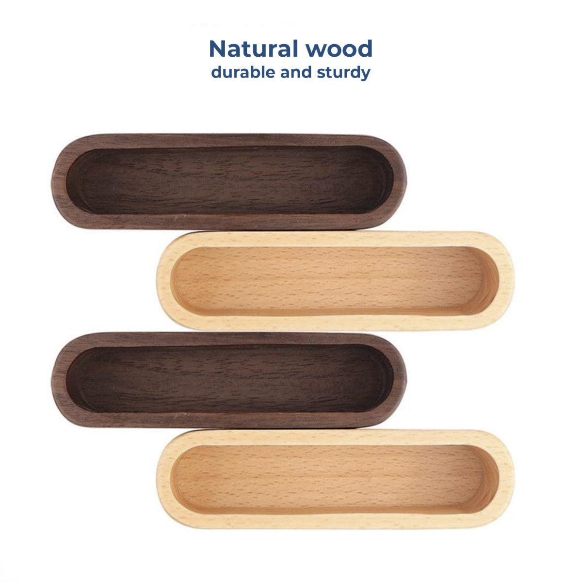 Personalized Wood Desk Card Holder - Image 4