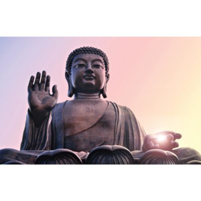 Buddha at Monastery, Hong Kong Acrylic Print